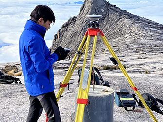 External surveying and mapping antenna